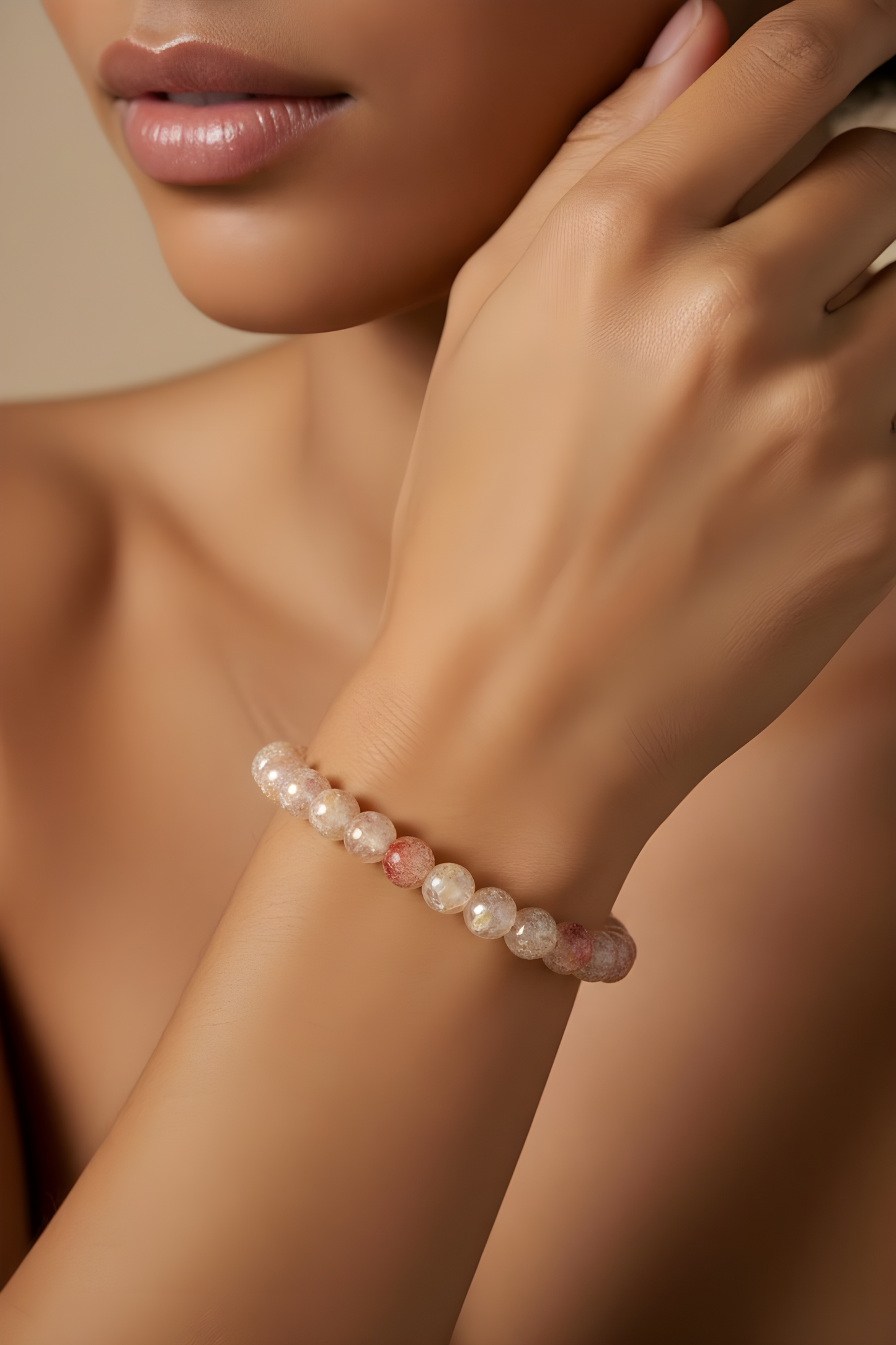 Crackle Glass Artisan Bracelet